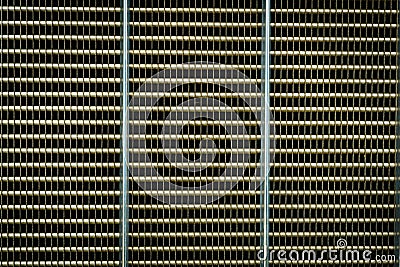 Radiator grille, metal industrial background Stock Photo