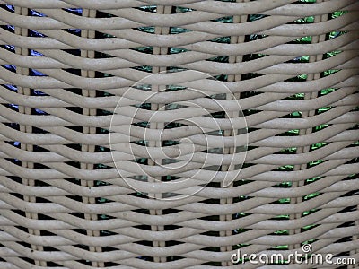 The mesh texture of the basket material. Stock Photo