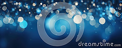 A Mesmerizing Bokeh Blue Background Perfect For Adding A Touch Of Elegance To Creative Projects Stock Photo