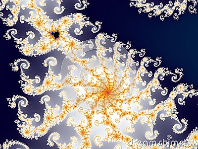 A mesmerizing journey into the boundless mathematical depths of the Mandelbrot fractal Stock Photo