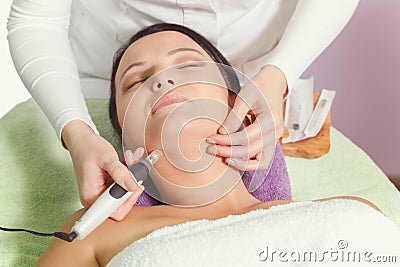 Mesotherapy, anti ageing treatment Stock Photo