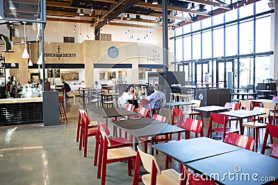 Mess Hall interior Editorial Stock Photo