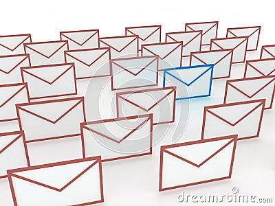 Messages concept Stock Photo