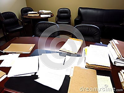 Messy Office Stock Photo