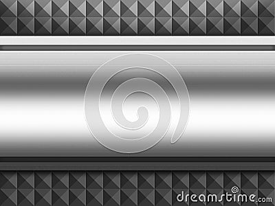 Metal aluminium plate background Stock Photo