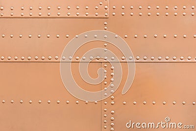 metal aluminum surface of the aircraft fuselage texture Stock Photo