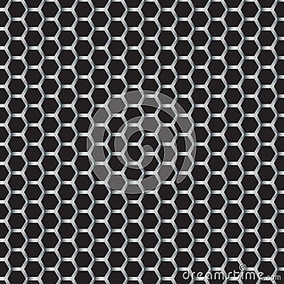 Metal background metal mesh Pattern, Vector illustration Metallic texture Cartoon Illustration