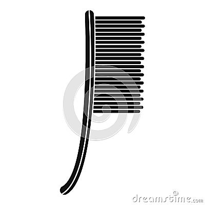 Metal brush icon, simple style Vector Illustration
