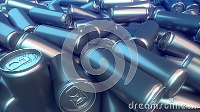 Metal can pattern 3d rendering Stock Photo