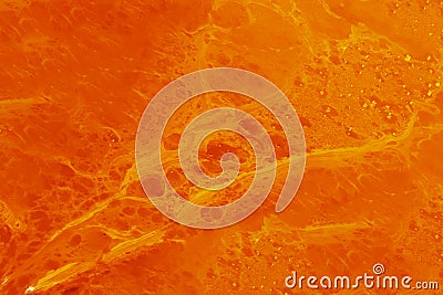 Metal on casting. Red hot magma texture pattern, red glowing liquid of melt steel iron. abstract background and texture Stock Photo