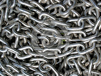 Metal chain Stock Photo