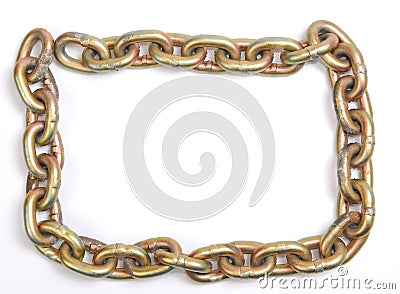 Metal chain Stock Photo