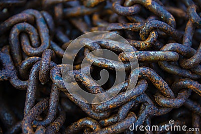 A metal chains background grunge metal texture Stock Photo