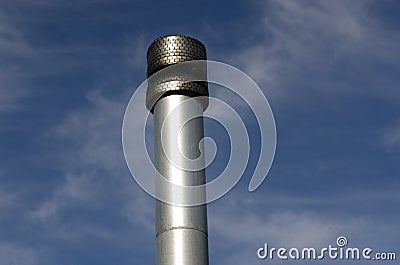 Metal chimney Stock Photo