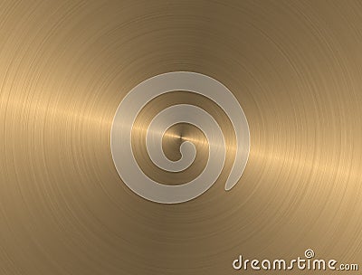 Metal circle texture light gold background Stock Photo