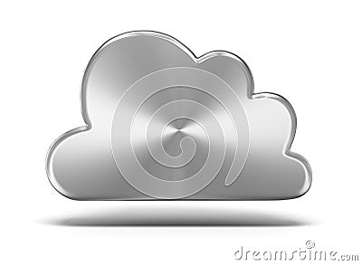 Metal cloud Stock Photo