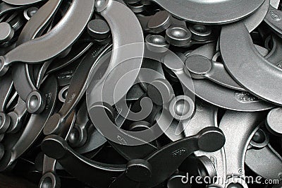 Metal components Stock Photo