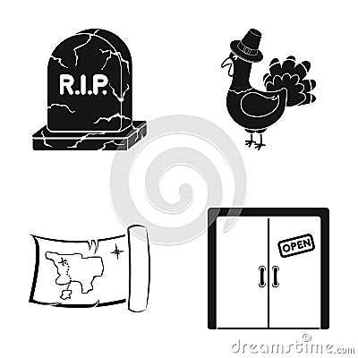 Metal, design, equipment and other web icon in black style.door, elevator, pen, icons in set collection. Vector Illustration