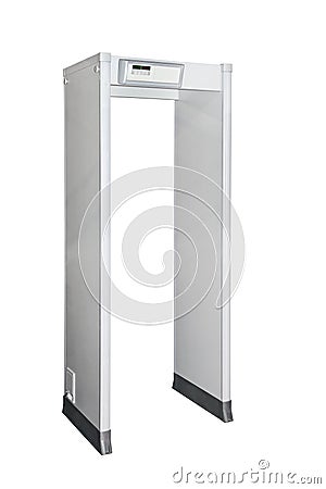 Metal detector door Stock Photo