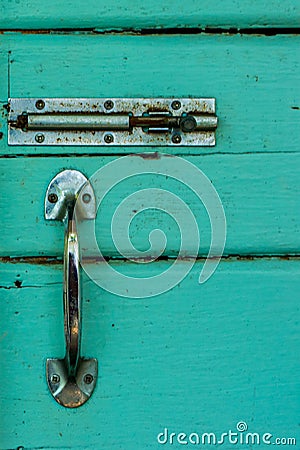 Metal door lock key Stock Photo
