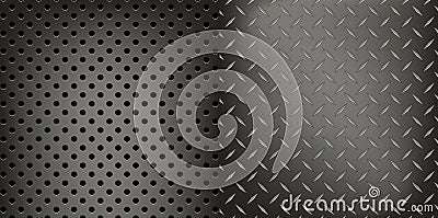 Metal dynamic pattern background Vector Illustration