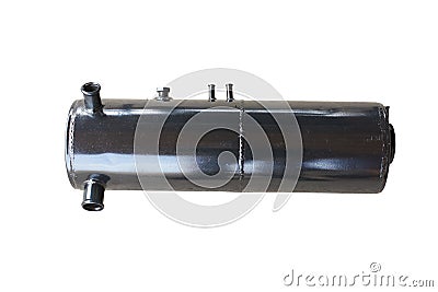 Metal expansion tank of a Stock Photo