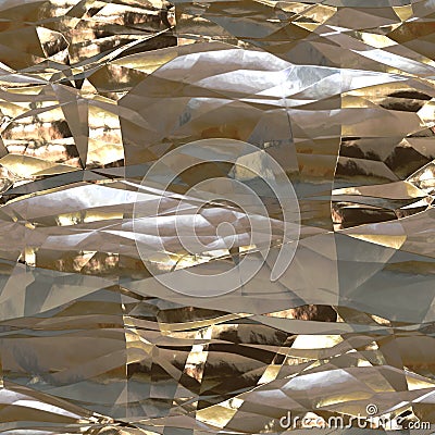 Metal foil seamless Stock Photo