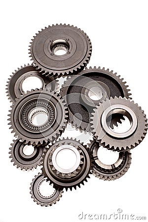 Metal gears Stock Photo