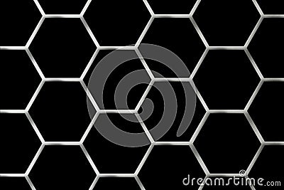 Metal Grid Stock Photo