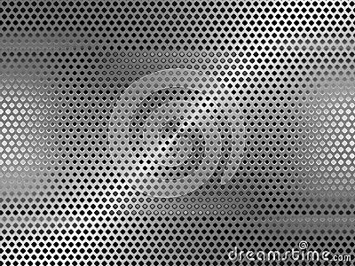 Metal grid background Stock Photo