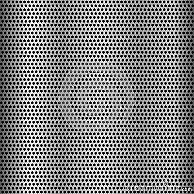 Metal grid seamless background Vector Illustration