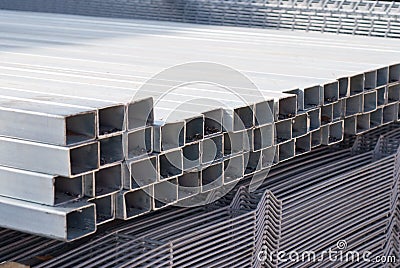 Metal grids Stock Photo