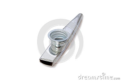 Metal kazoo Stock Photo