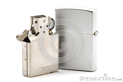 Metal lighter Stock Photo