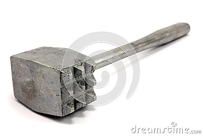 Metal meat hammer Stock Photo