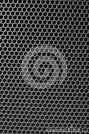 Metal mesh of speaker grill texture Stock Photo