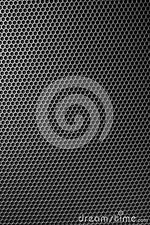 Metal mesh of speaker grill texture Stock Photo