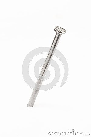 Metal nail Stock Photo