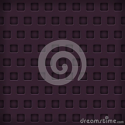 Metal quadrate perforated texture. Stock Photo