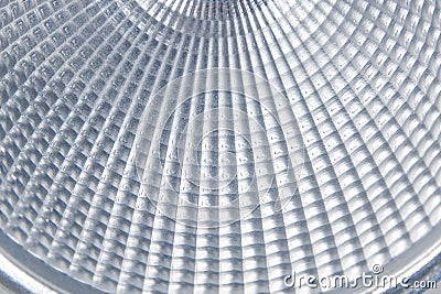 Metal Reflector Perspective Texture Stock Photo