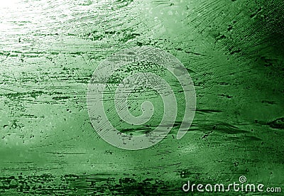 Metal rough surface in green tone Stock Photo