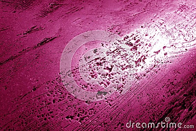 Metal rough surface in pink tone Stock Photo