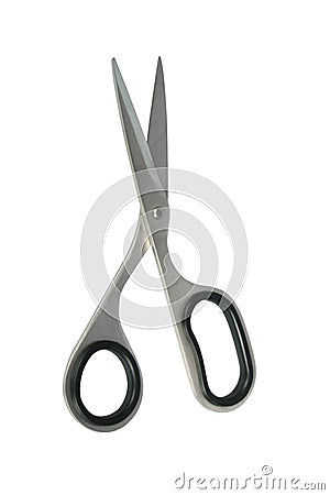Metal scissors Stock Photo