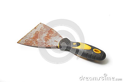 Used metal scraper tool Stock Photo