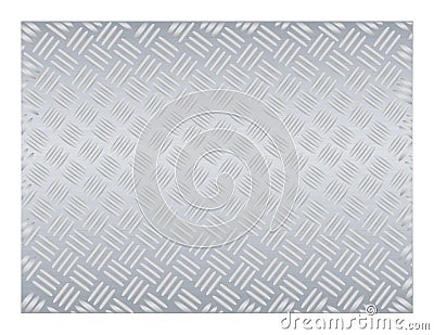 Steel Sheet or Plate – in silver mild steel Stock Photo