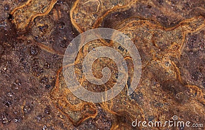 Metal sheet corroded rusty oxidized background significant texture Stock Photo