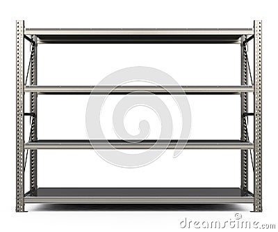 The metal shelf Stock Photo