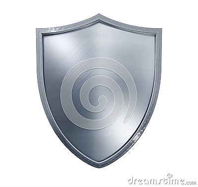 Metal Shield Stock Photo