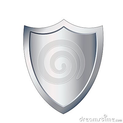 Metal shield protection icon image illustration design, s Cartoon Illustration