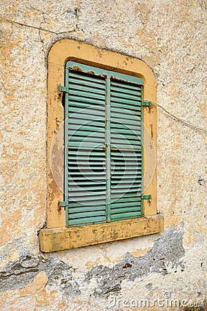 Metal Shutters Stock Photo